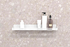 Полиця В-2 для ванної кімнати 600мм, білий