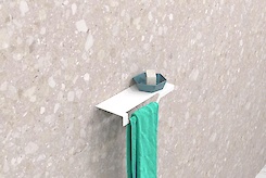 Полка В-3 для ванной комнаты 250мм, белый