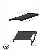 Полка В-3 для ванной комнаты 500мм, белый