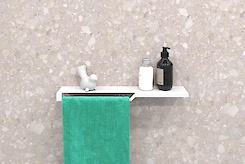 Полка В-3 для ванной комнаты 500мм, белый