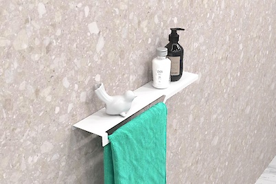 Полка В-3 для ванной комнаты 500мм, белый