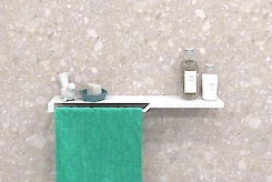 Полка В-3 для ванной комнаты 600мм, белый