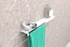 Полка В-3 для ванной комнаты 600мм, белый