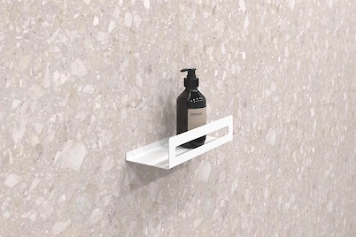 Полиця В-4 для ванної кімнати 250мм, білий