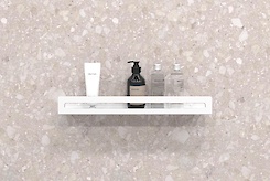 Полиця В-4 для ванної кімнати 500мм, білий