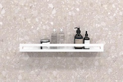 Полиця В-4 для ванної кімнати 600мм, білий