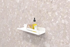 Полиця В-5 для ванної кімнати 300мм, білий