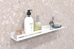 Полиця В-5 для ванної кімнати 600мм, білий