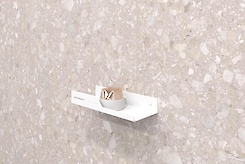 Полка В-6 для ванной комнаты 250мм, белый