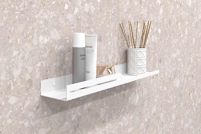 Полиця В-6 для ванної кімнати 500мм, білий