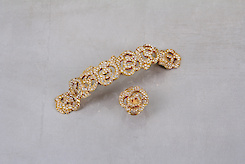 Меблева ручка Giusti РГ 143 LMN010.096.KROR золото