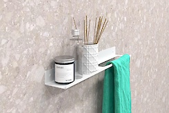 Полка В-7 для ванной комнаты 500мм, белый