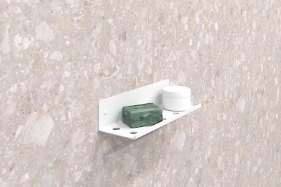 Полиця В-8 для ванної кімнати 250мм, білий