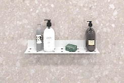 Полиця В-8 для ванної кімнати 500мм, білий