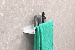 Полка В-9 для ванной комнаты 400мм, белый