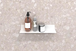 Полка В-10 для ванной комнаты 400мм, белый