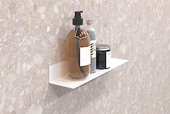 Полка В-10 для ванной комнаты 400мм, белый