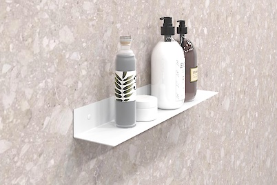 Полка В-10 для ванной комнаты 500мм, белый