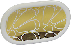 Меблева ручка Giusti РГ 145 P1032.0002AA білий + золото