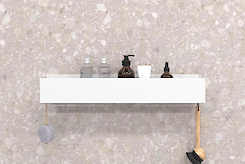 Полиця В-11 для ванної кімнати 600мм, білий