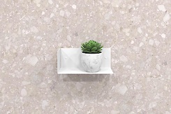 Полиця В-12 для ванної кімнати 250мм, білий