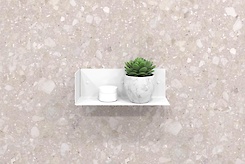 Полка В-12 для ванной комнаты 300мм, белый