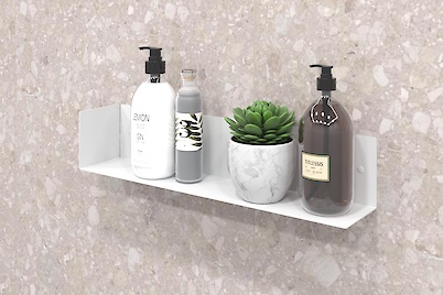 Полка В-12 для ванной комнаты 500мм, белый