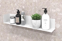 Полка В-12 для ванной комнаты 600мм, белый