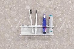 Тримач для зубних щіток В-18, білий