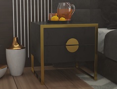 Меблева ручка півколо 160мм під прикручування на фасад, золото