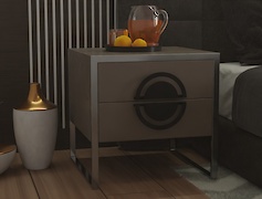 Меблева ручка півколо велика 360мм під прикручування на фасад, чорний