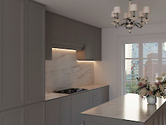 Компакт-плита Egger F800 ST9 Мрамор Хрусталь с черным внутренним наполнением