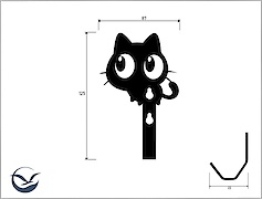 Настінна вішалка декоративна ВМ-90 