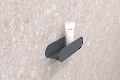 Полка В-1 для ванной комнаты 250мм, графит