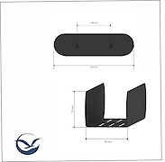 МИ В-1 полка 250мм, графит