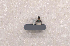 Полка В-1 для ванной комнаты 300мм, графит