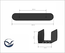 МИ В-1 полка 400мм, графит