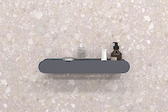 Полка В-1 для ванной комнаты 500мм, графит