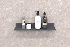 Полка В-10 для ванной комнаты 500мм, графит