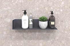 Полка В-12 для ванной комнаты 500мм, графит