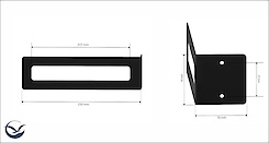 Держатель для полотенца В-13, графит