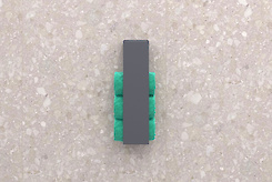 Тримач для рушників вертикальний В-14 400мм, графіт