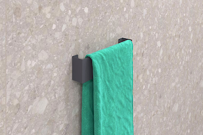 Тримач для рушника В-15 300мм, графіт