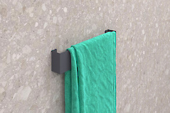 Держатель для полотенца В-15 400мм, графит