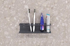 Тримач для зубних щіток В-18, графіт