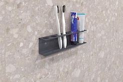 Тримач для зубних щіток В-18, графіт