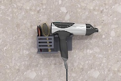 Тримач для фена В-19, графіт