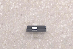 Полиця В-2 для ванної кімнати 250мм, графіт