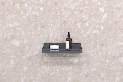 Полиця В-2 для ванної кімнати 300мм, графіт