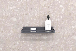 Полка В-2 для ванной комнаты 400мм, графит